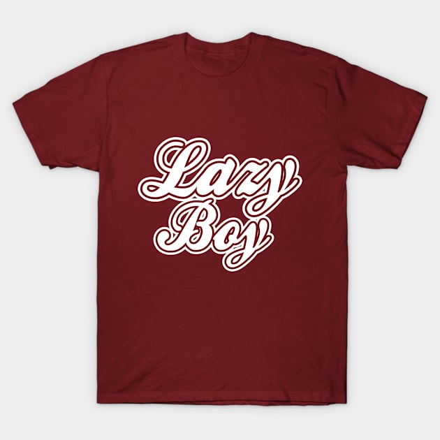 Lazy Boy White T-Shirt by Lazy Life Co.